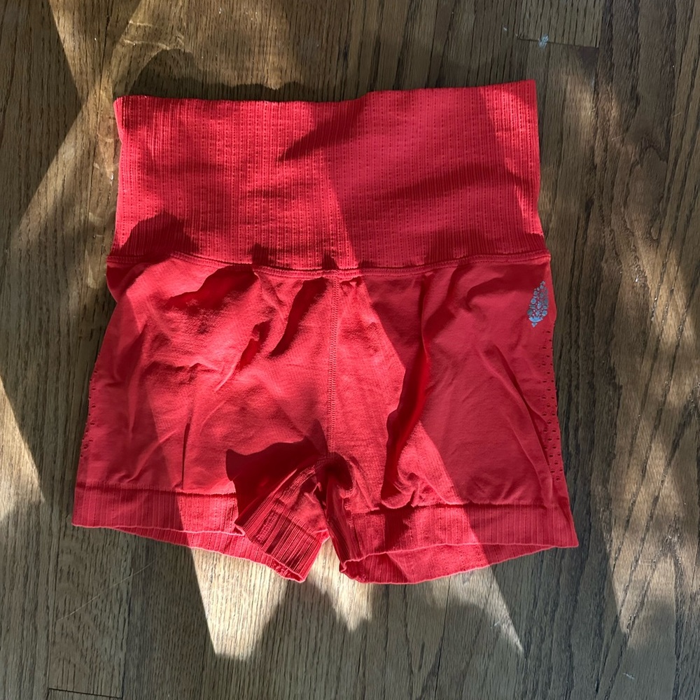 FP Movement by Free People Red Athletic Shorts